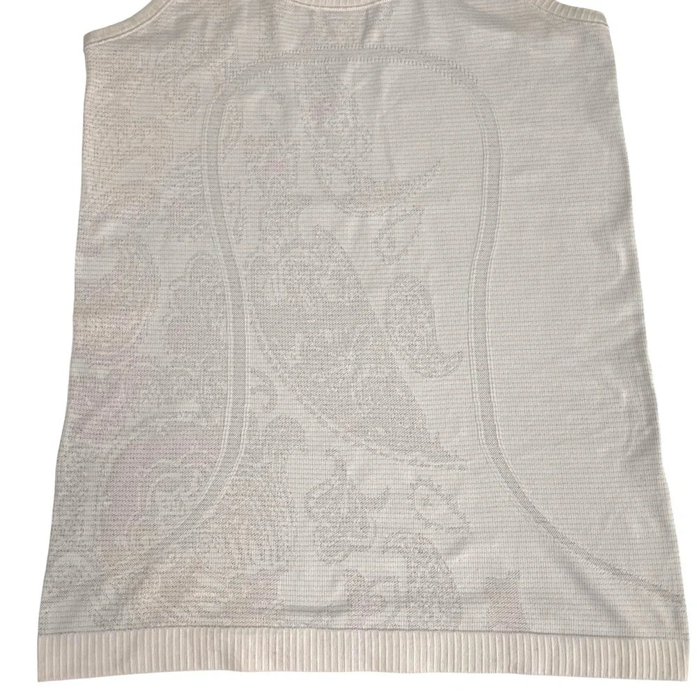 lululemon Run Swiftly Tech Racerback *Paisley‎ Heathered Pretty Pink Sz 4